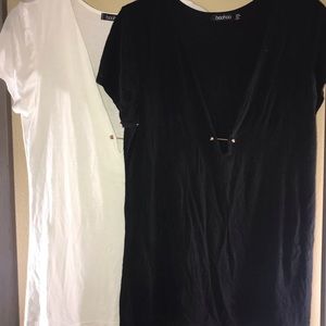 2-pack Low Cut T Shirts